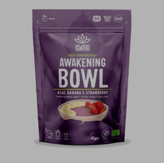 Iswari, BIO Awakening Bowl, Acai, Banana & Strawberry, 360g