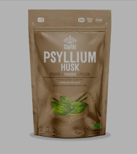 Iswari, BIO Psyllium Husk, Gluten Free, 125g