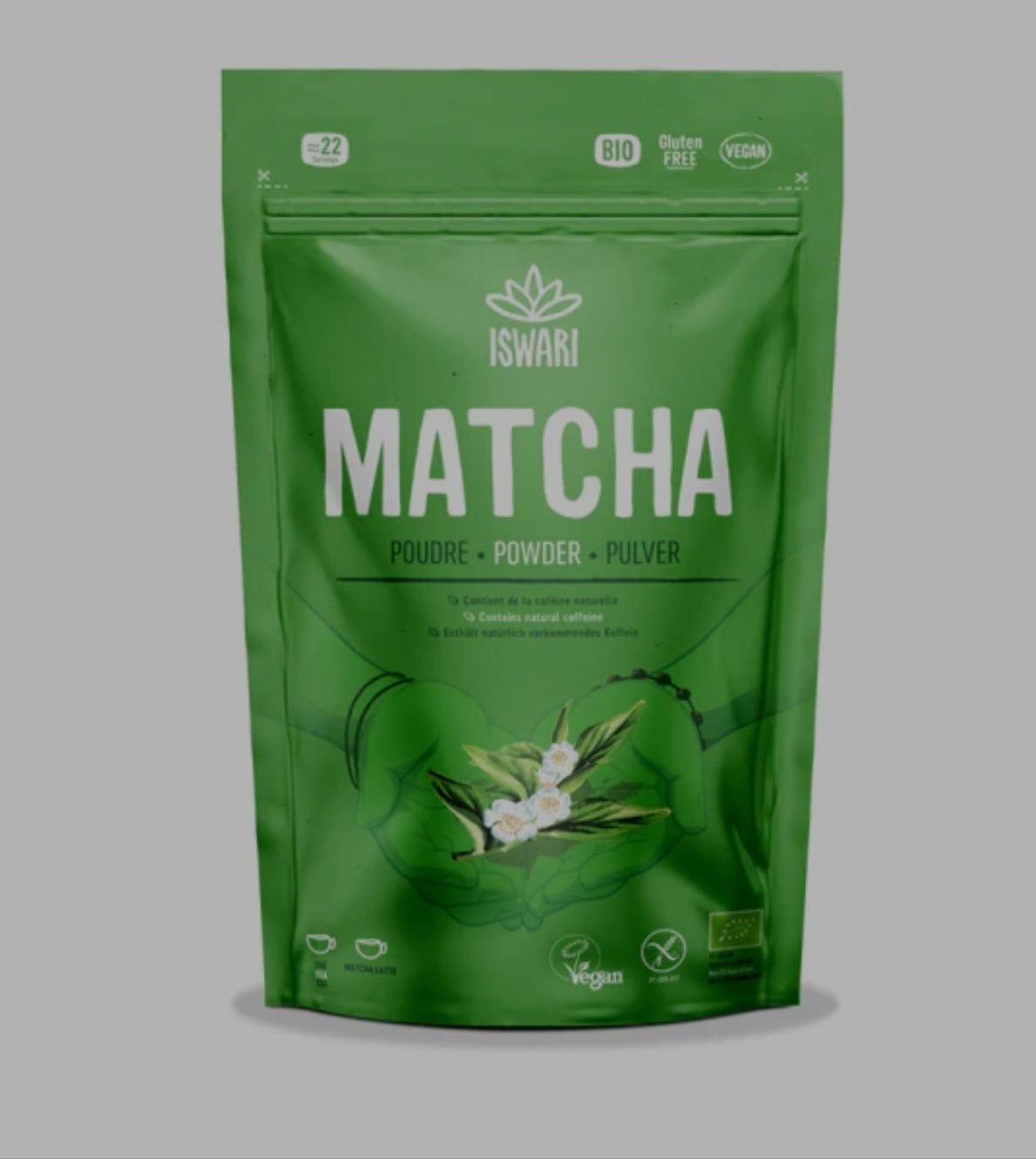 Iswari, BIO Matcha Powder, Gluten Free, 70g