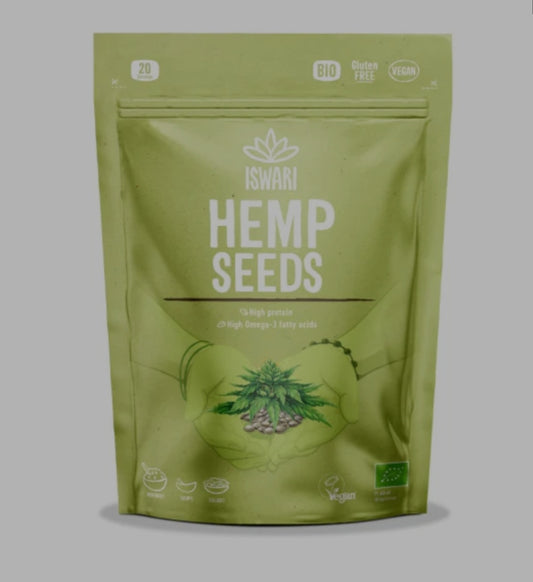 Iswari, BIO Hemp Seeds, Gluten Free, 250g