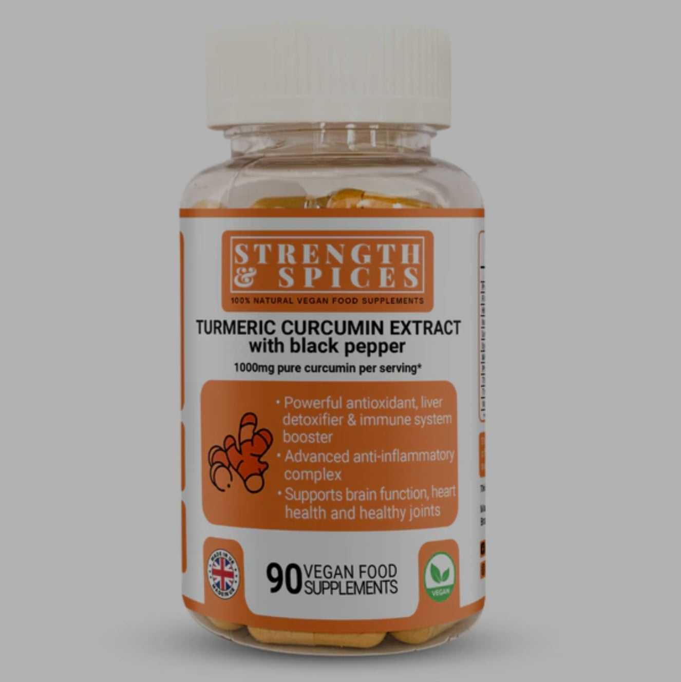 Turmeric Curcumin 1000mg - Strength & Spices