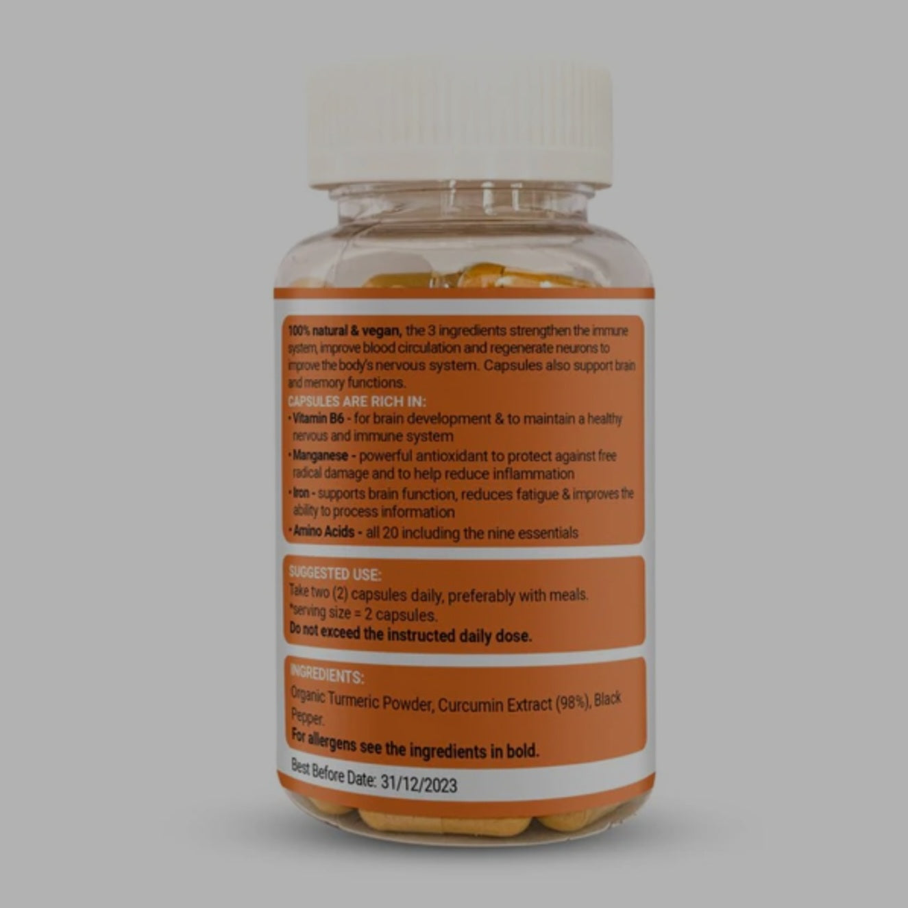 Turmeric Curcumin 1000mg - Strength & Spices