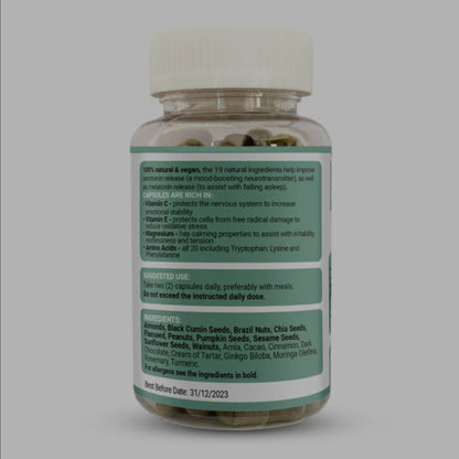 Anti-Anxiety Formula 1000mg 60 capsules- Strength & Spices