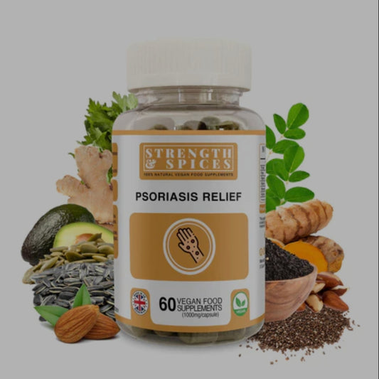 Psoriasis Relief 1000mg 60 capsules- Strength & Spices