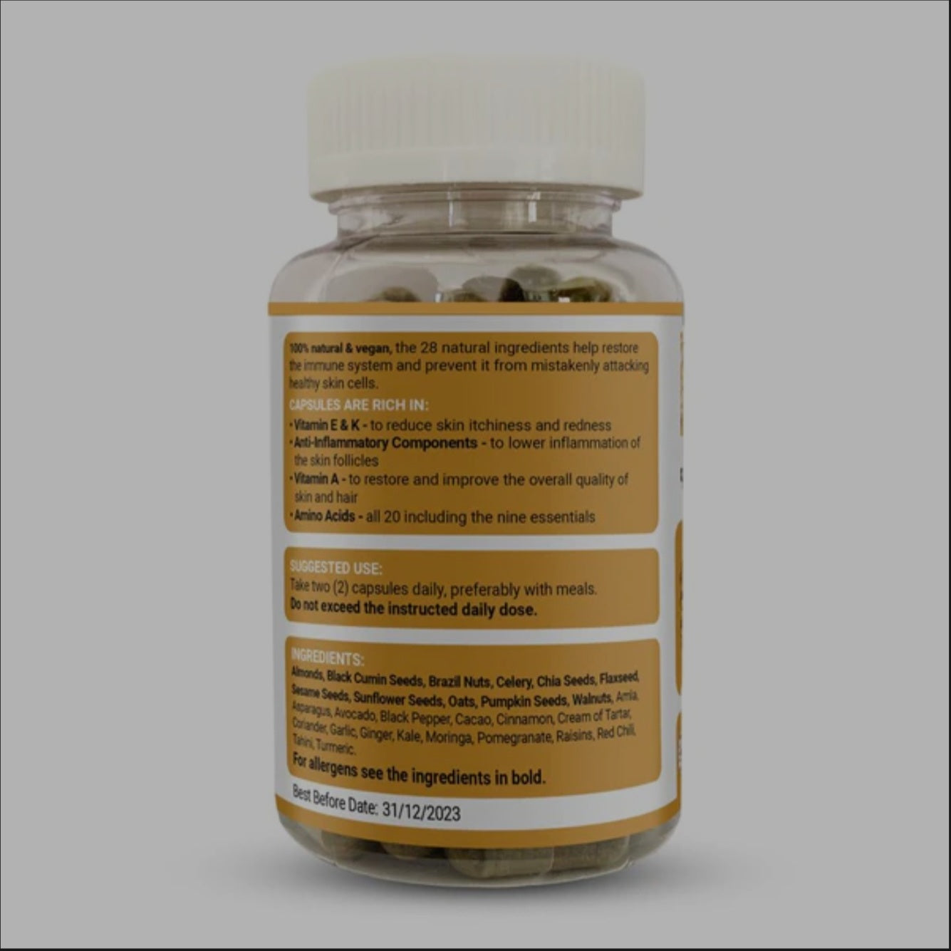 Psoriasis Relief 1000mg 60 capsules- Strength & Spices