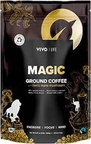 Organic Coffee with lion's mane mushroom